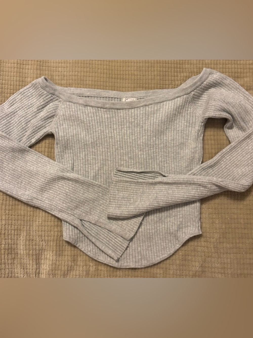 Garage Boatneck Sweater Gray Size S